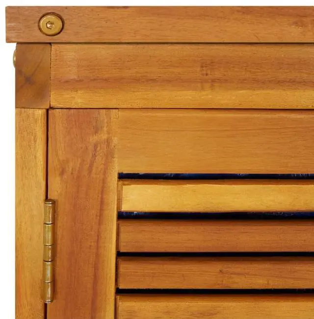 Alt view image 6 of 7 - vidaXL Garden Storage Box Natural Acacia Solid Acacia wood Large