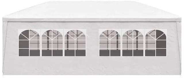 Alt view image 5 of 13 - vidaXL Party Tent Outdoor Canopy Tent Patio Gazebo Marquee Sunshade White