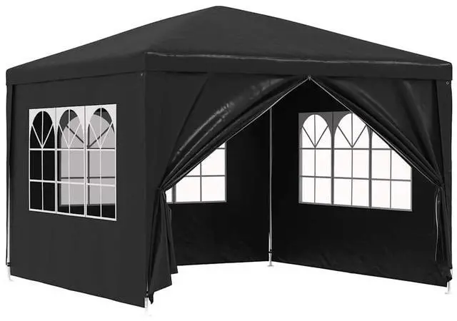 Alt view image 2 of 7 - vidaXL Party Tent Outdoor Canopy Tent Patio Gazebo Marquee Sunshade Anthracite