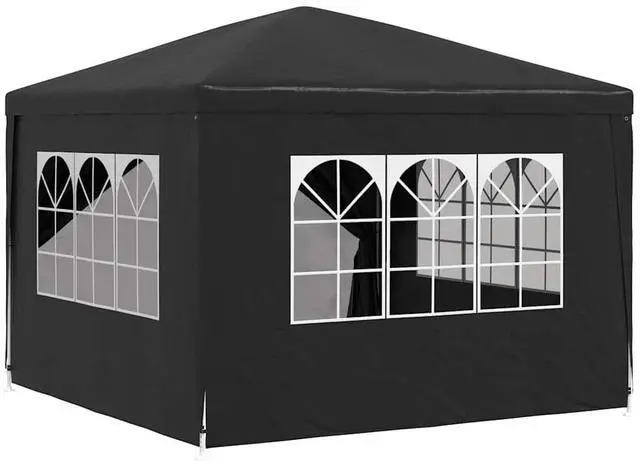 Alt view image 6 of 7 - vidaXL Party Tent Outdoor Canopy Tent Patio Gazebo Marquee Sunshade Anthracite