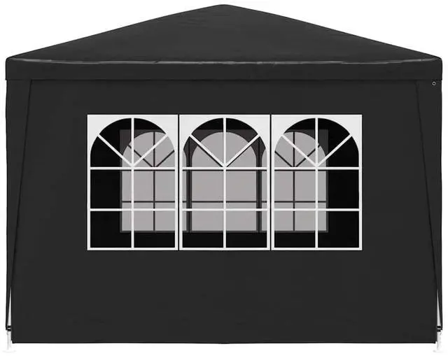 Alt view image 5 of 7 - vidaXL Party Tent Outdoor Canopy Tent Patio Gazebo Marquee Sunshade Anthracite