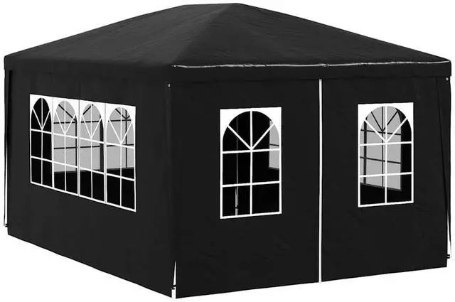 Alt view image 3 of 7 - vidaXL Party Tent Outdoor Canopy Tent Patio Gazebo Marquee Sunshade Anthracite