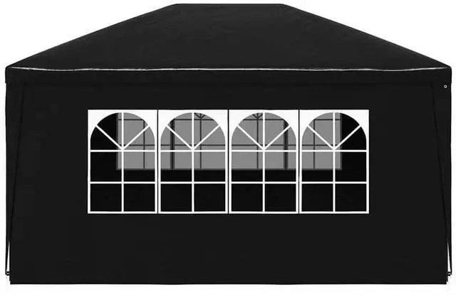 Alt view image 5 of 7 - vidaXL Party Tent Outdoor Canopy Tent Patio Gazebo Marquee Sunshade Anthracite