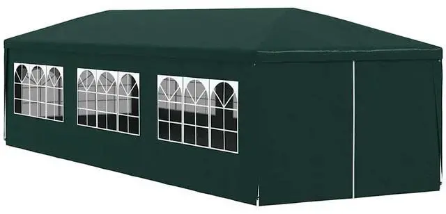 Alt view image 3 of 7 - vidaXL Party Tent Outdoor Canopy Tent Patio Gazebo Marquee Sunshade Green