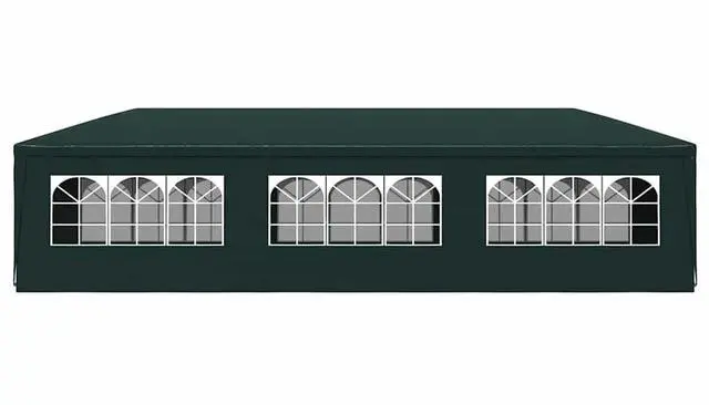 Alt view image 5 of 7 - vidaXL Party Tent Outdoor Canopy Tent Patio Gazebo Marquee Sunshade Green