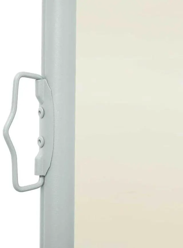 Alt view image 7 of 7 - vidaXL Patio Retractable Side Awning 39.4"x197" Cream Sunshade Privacy Divider