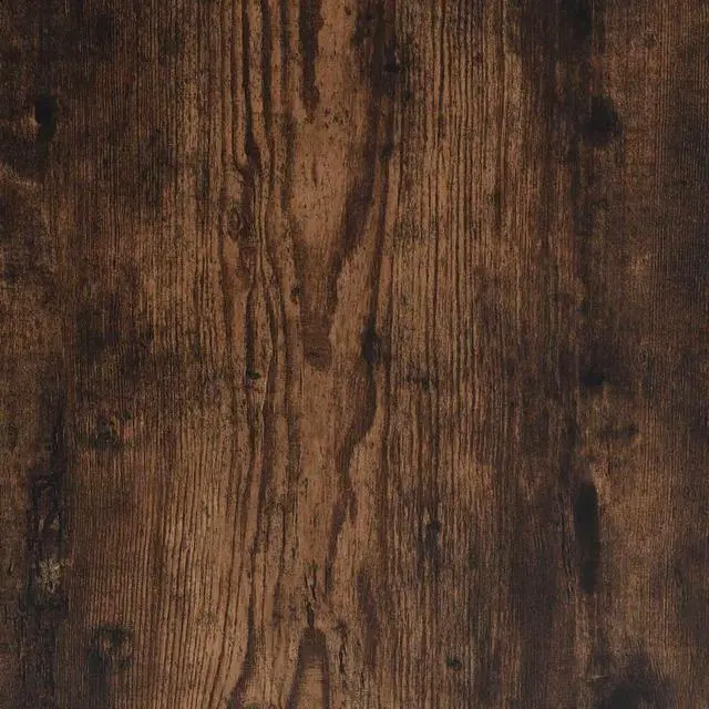 Alt view image 7 of 7 - vidaXL Desk Home Office Furniture Computer Desk Smoked Oak Engineered Wood