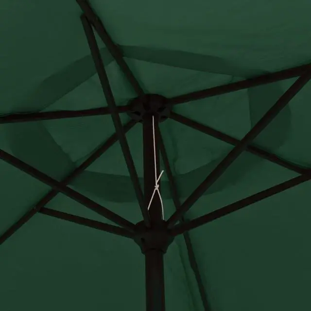 Alt view image 5 of 7 - vidaXL Garden Parasol with Metal Pole 390 cm Anthracite