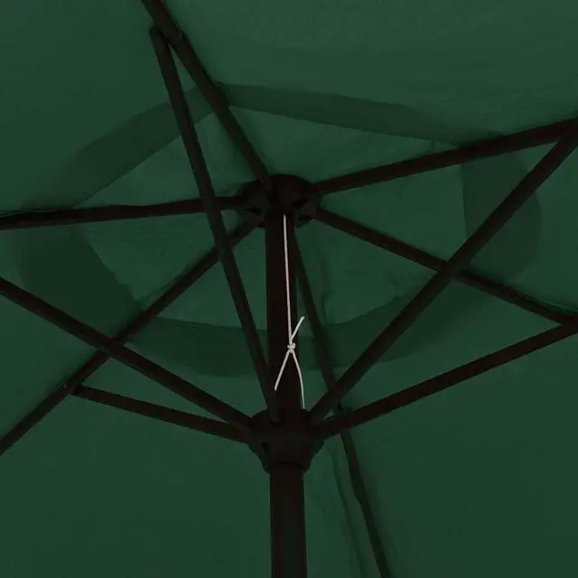 Alt view image 6 of 7 - vidaXL Garden Parasol with Metal Pole 390 cm Anthracite