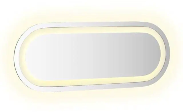 Alt view image 6 of 7 - vidaXL LED Bathroom Mirror Glass, LED components 15.7 x 5.9 in