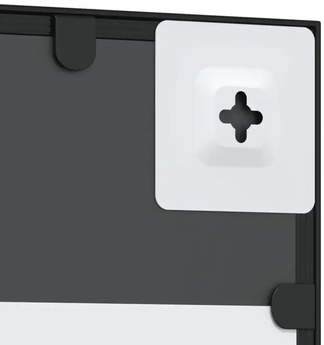 Alt view image 6 of 7 - vidaXL Wall Mirror Black Glass, Powder-coated iron 7.9 x 19.7 in
