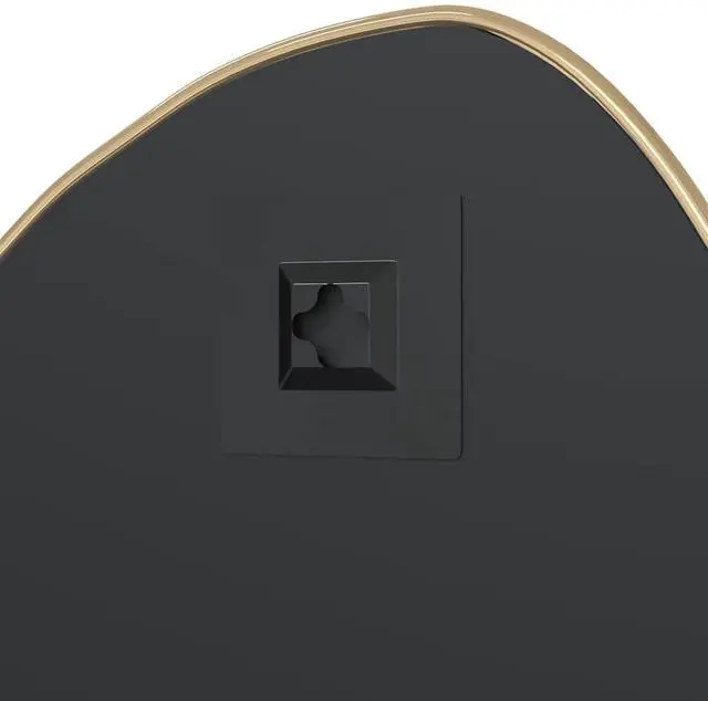 Alt view image 5 of 7 - vidaXL Wall Mirror Gold Glass, PVC Medium Wall mounting Wall Mirror