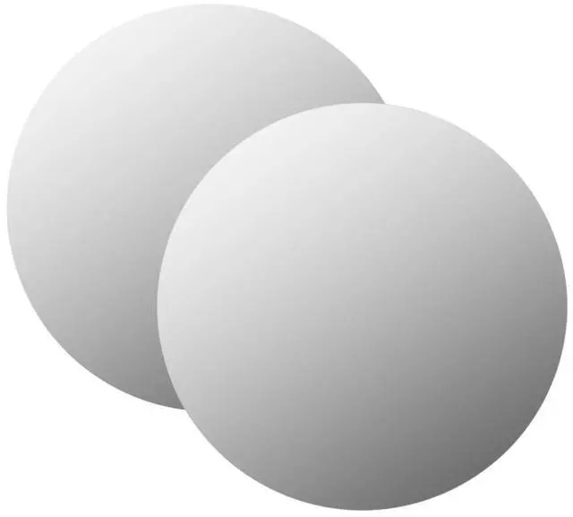 Alt view image 6 of 7 - vidaXL Wall Mirror Set of 2 Transparent Glass 23.6 in Minimalistic