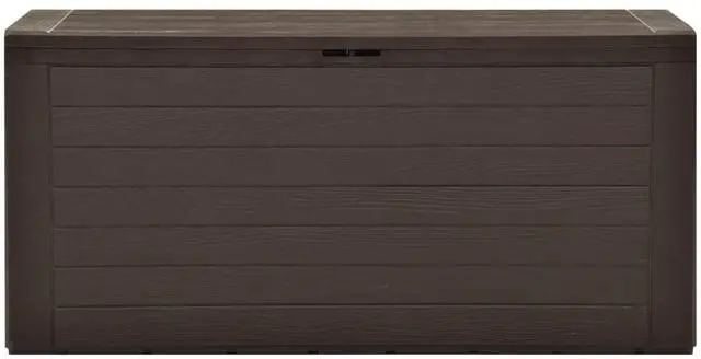 Alt view image 3 of 7 - vidaXL Outdoor Storage Box Deck Box with Lid Patio Cabinet Storage Chest Brown