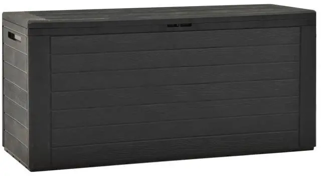 Alt view image 2 of 7 - vidaXL Outdoor Storage Box Deck Box with Lid Outdoor Patio Cabinet Anthracite