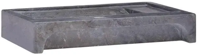 Alt view image 13 of 15 - vidaXL Sink Black 22.8"x15.4"x3.9" Marble