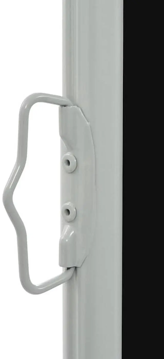 Alt view image 5 of 7 - vidaXL Patio Retractable Side Awning 31.5" Black Side Sunshade Privacy Divider