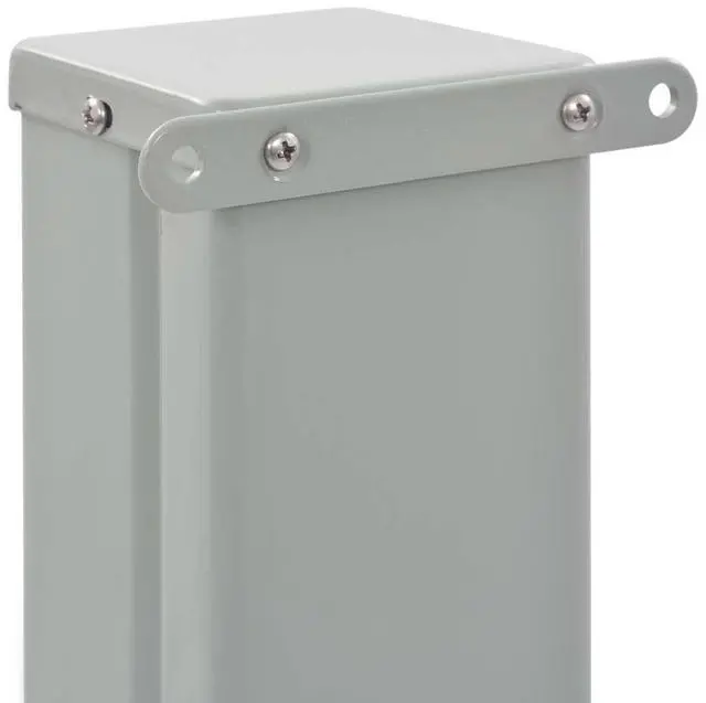 Alt view image 7 of 7 - vidaXL Patio Retractable Side Awning 39.4"x118.1" Black Screen Shade Blind