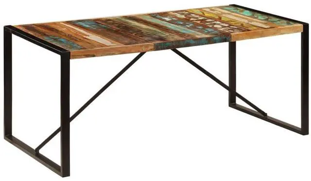 Main image of vidaXL Dining Table 70.9" Solid Reclaimed Wood Kitchen Dinner Dining Room Home