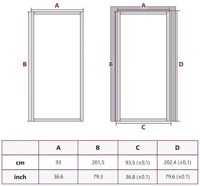 Alt view image 7 of 7 - vidaXL Interior Door Bathroom Bedroom 36.6"x79.3" Black ESG Glass and Aluminum