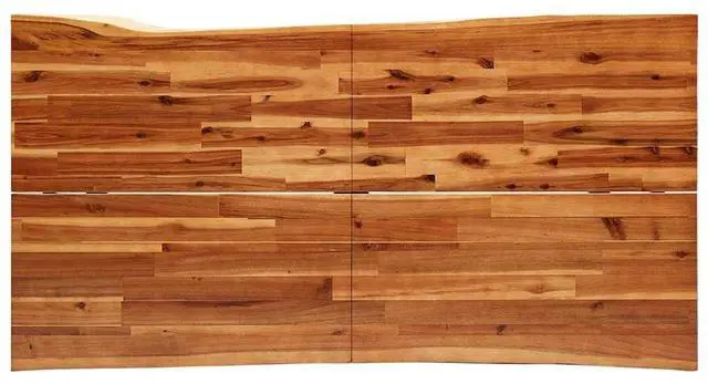 Alt view image 6 of 7 - vidaXL Dining Table with Live Edge Dinner Table for Kitchen Solid Wood Acacia