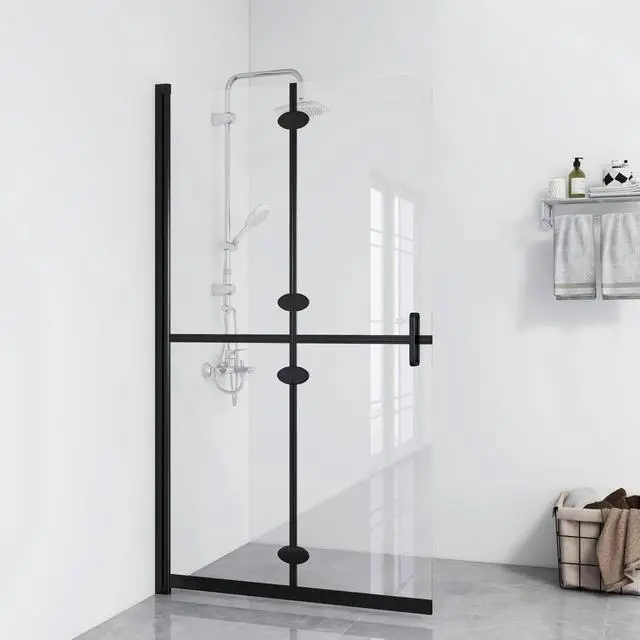 Main image of vidaXL Shower Enclosure Walk-in Shower Wall Transparent ESG Glass 27.6"x74.8"