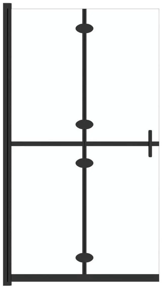 Alt view image 2 of 7 - vidaXL Shower Enclosure Walk-in Shower Wall Transparent ESG Glass 27.6"x74.8"