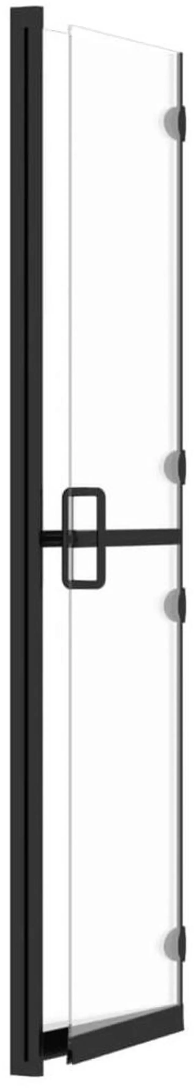 Alt view image 6 of 7 - vidaXL Shower Enclosure Walk-in Shower Wall Transparent ESG Glass 27.6"x74.8"
