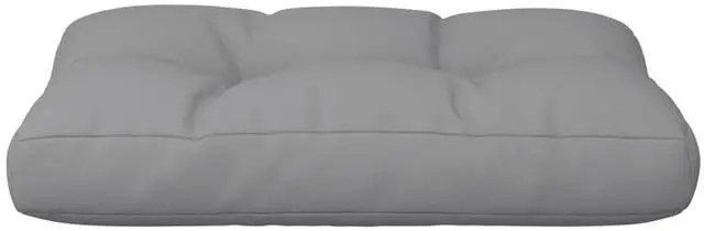 Alt view image 5 of 7 - vidaXL Pallet Cushion Grey Fabric (100% polyester) 19.7x15.7x4.7 in