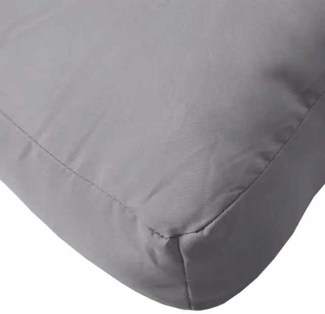Alt view image 7 of 7 - vidaXL Pallet Cushion Grey Fabric (100% polyester) 19.7x15.7x4.7 in