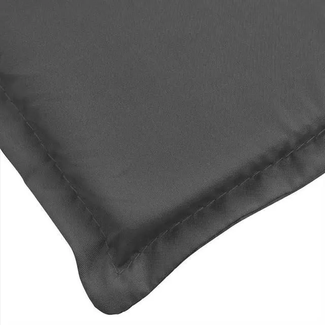Alt view image 7 of 7 - vidaXL Sun Lounger Cushion Melange Anthracite 100% polyester