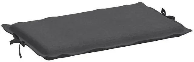 Alt view image 5 of 7 - vidaXL Sun Lounger Cushion Melange Anthracite 100% polyester