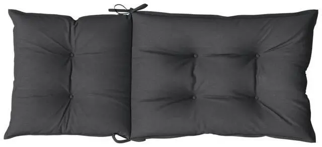 Alt view image 7 of 7 - vidaXL Highback Chair Cushion Set of 2 Melange Anthracite 100% Polyester