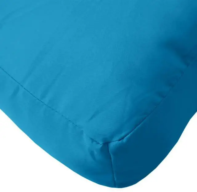 Alt view image 7 of 7 - vidaXL Pallet Cushion Blue Fabric (100% polyester) 19.7" x 15.7" x 4.7