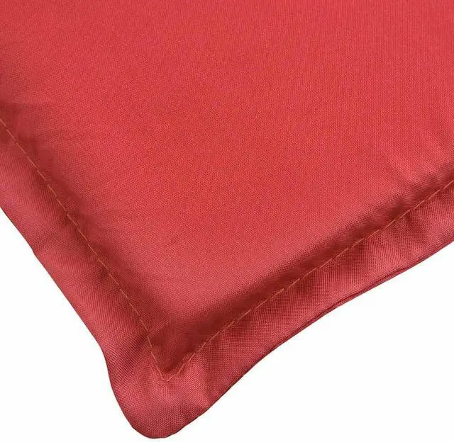 Alt view image 17 of 17 - vidaXL Deck Chair Cushion Red (29.5"+41.3")x19.7"x1.6"