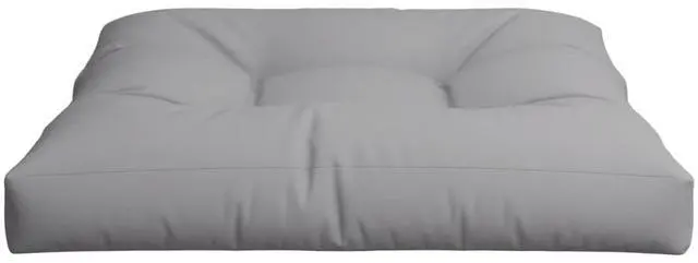 Alt view image 5 of 7 - vidaXL Pallet Cushion Grey Fabric (100% polyester) 27.6 x 27.6 in