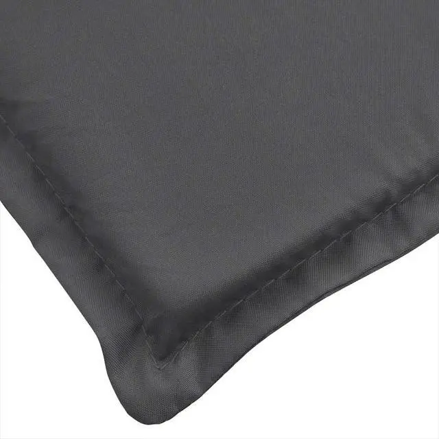 Alt view image 6 of 7 - vidaXL Deck Chair Cushion Melange Anthracite 100% Polyester