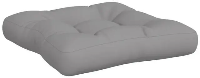 Alt view image 6 of 7 - vidaXL Pallet Cushion Set of 2 Grey 100% polyester Standard Durable