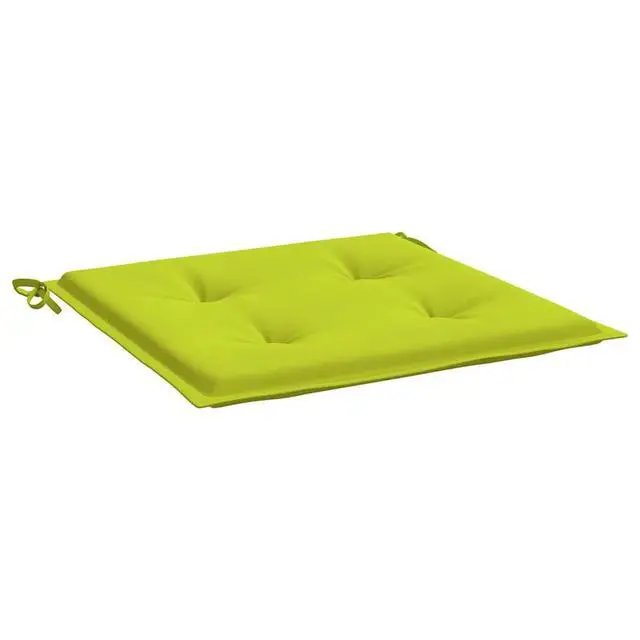 Alt view image 5 of 7 - vidaXL Chair Cushion 2 Pcs Outdoor Patio Seat Cushion Bright Green Oxford Fabric
