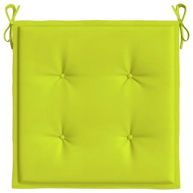 Alt view image 6 of 7 - vidaXL Chair Cushion 2 Pcs Outdoor Patio Seat Cushion Bright Green Oxford Fabric