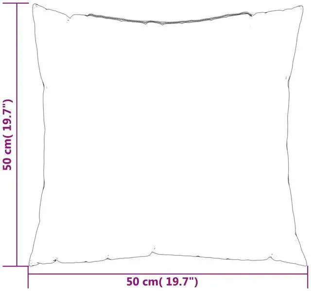 Alt view image 4 of 7 - vidaXL Sofa Cushion Set of 4 Grey 100% polyester Medium