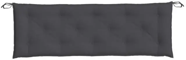 Alt view image 6 of 7 - vidaXL Garden Bench Cushion Melange anthracite 100% polyester