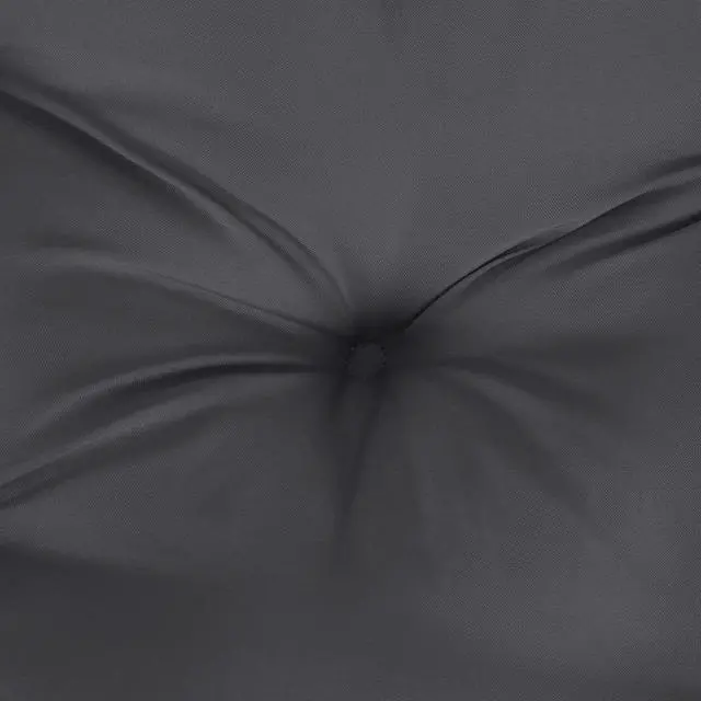Alt view image 6 of 7 - vidaXL Garden Bench Cushion Melange anthracite 100% polyester Extra Thick