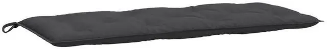 Alt view image 2 of 7 - vidaXL Garden Bench Cushion Melange anthracite 100% polyester Extra Thick