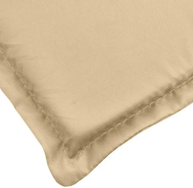 Alt view image 6 of 7 - vidaXL Sun Lounger Cushion Melange beige 100% polyester