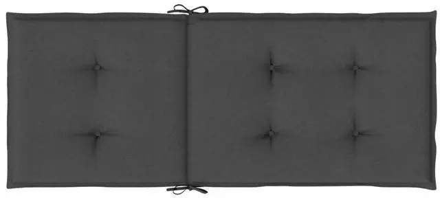 Alt view image 7 of 7 - vidaXL Highback Chair Cushion Set of 2 Melange anthracite