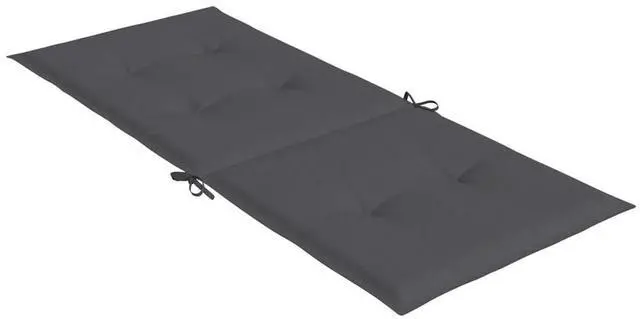 Alt view image 6 of 7 - vidaXL Highback Chair Cushion Set of 2 Melange anthracite
