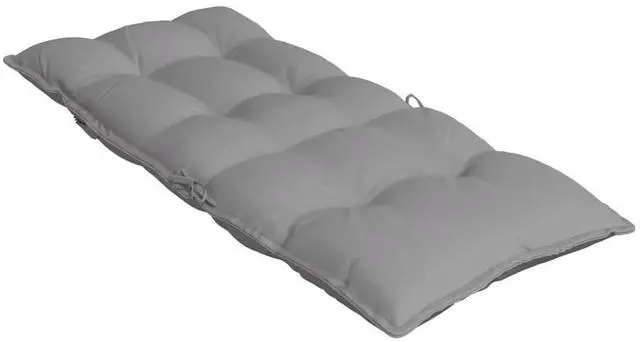 Alt view image 6 of 7 - vidaXL Highback Chair Cushion Set of 2 Gray Oxford fabric (100% polyester)