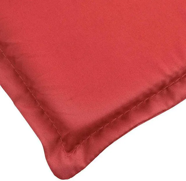 Alt view image 6 of 7 - vidaXL Sun Lounger Cushion Red Oxford fabric (100% polyester), foam fibre