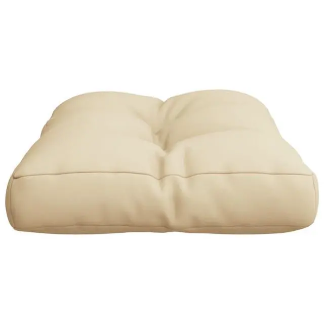 Alt view image 6 of 7 - vidaXL Pallet Cushion Beige 100% polyester Medium